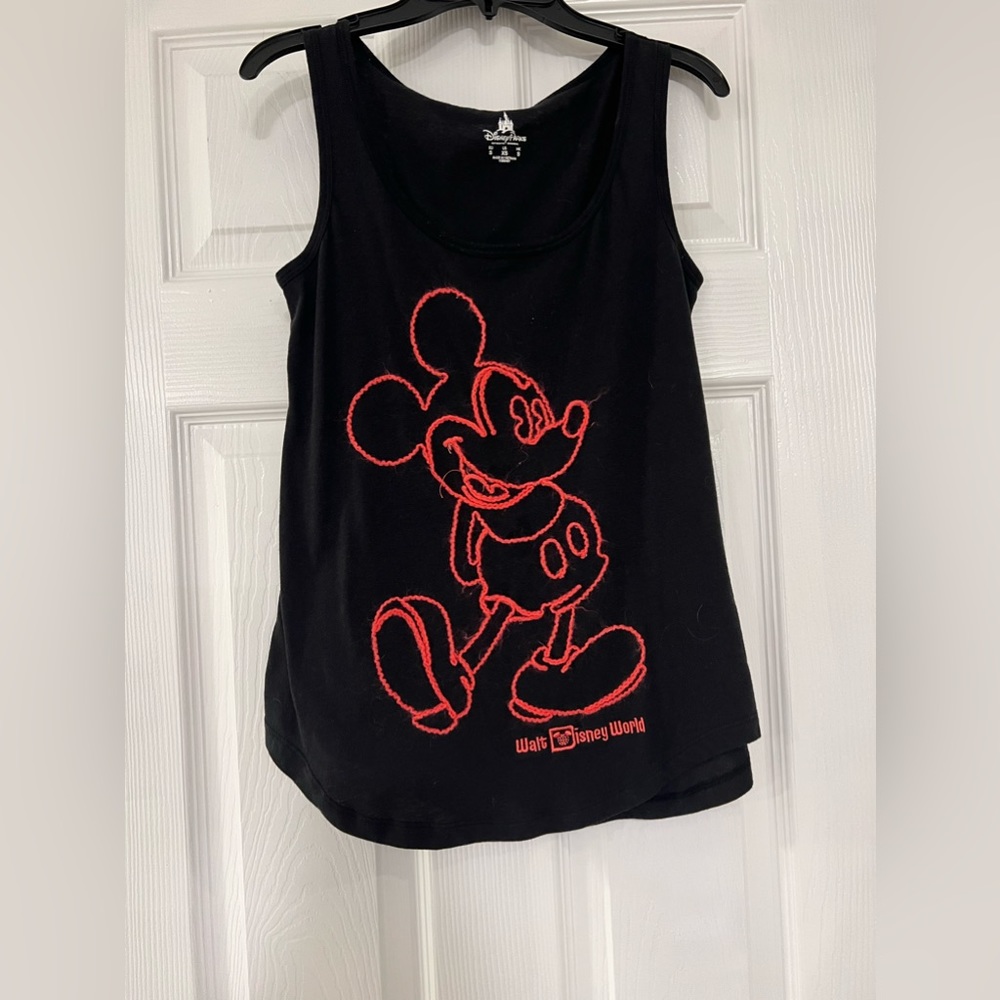 Disney Parks Mickey Mouse Tank Top - Black/Pink
